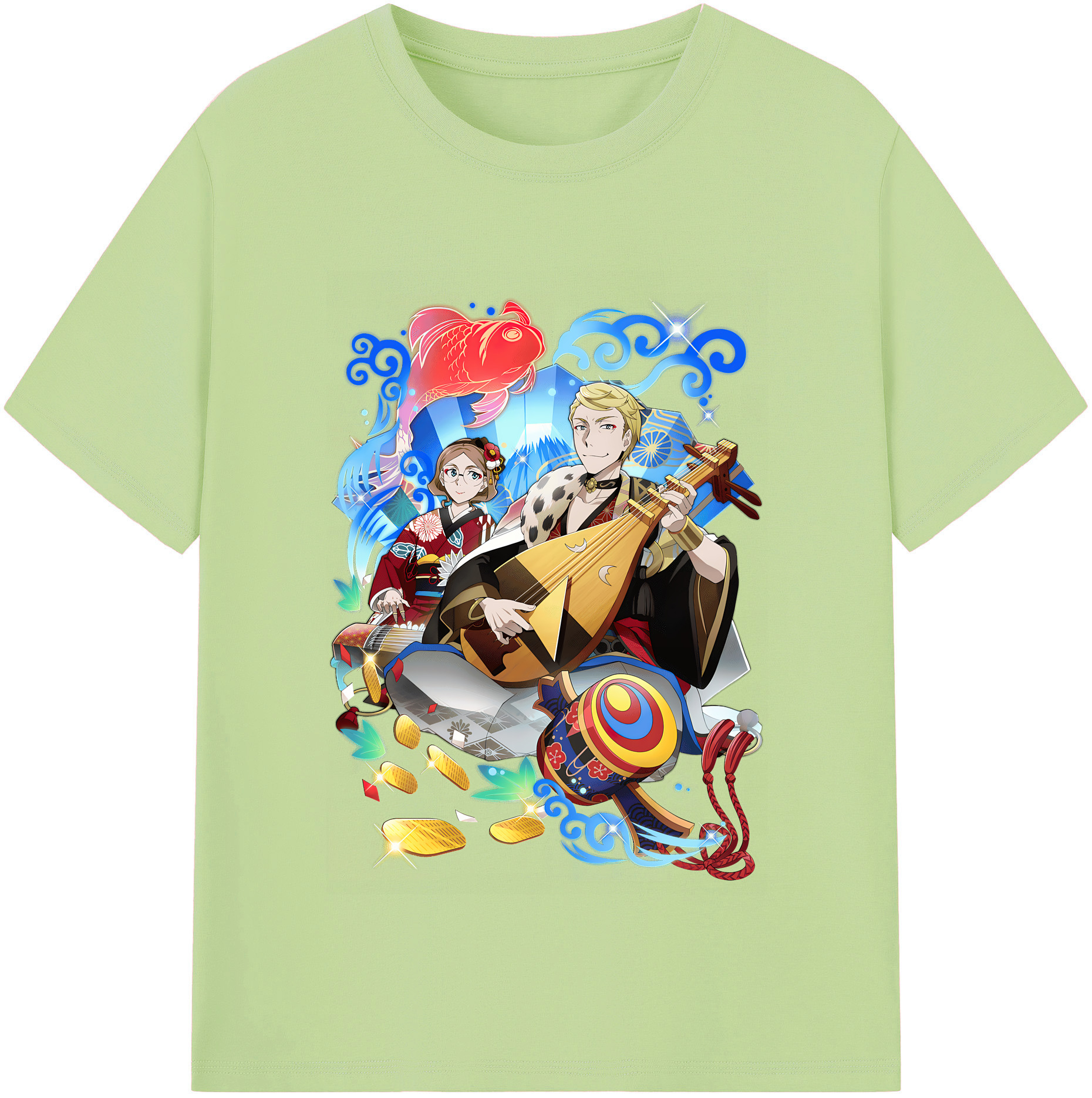 （画像用） 文豪ストレイドッグス Bungo Stray Dogs 綿100％半袖Tシャツ（フロントプリント）